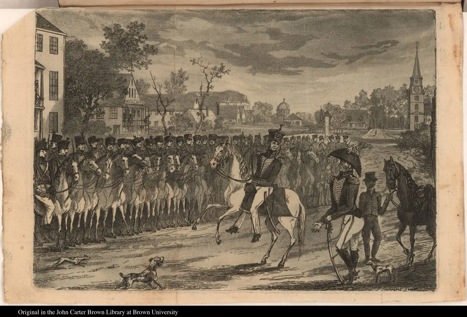 Cavalry in the Demerara insurrection, 1823